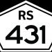Rodovia RS-431 na Bento Gonçalves city