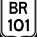 Rodovia Rio-Santos (BR-101) na Rio de Janeiro city