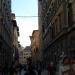 Via dei Calzaiuoli in Florence city