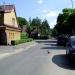 Lędzka Street in Warsaw city