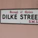 Dilke Street in London city