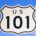 U.S. Route 101 Bayshore Freeway in South San Francisco, California city