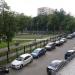 Велодорожка народного парка «Янтарная Горка» в городе Москва