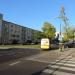 Leszno Street in Warsaw city