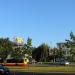 Leszno Street in Warsaw city