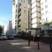 Zimna Street in Warsaw city