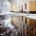Пешеходная дорога возле горного техникума в городе Лисичанск