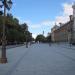 Avenida Roma en la ciudad de Sevilla