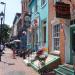 Thames Street in Baltimore, Maryland city