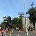 Newelska Street in Warsaw city