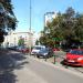 Polna Street in Warsaw city