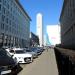 Parkingowa Street in Warsaw city