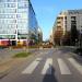 Inflancka Street in Warsaw city