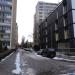 Broniwoja Street in Warsaw city