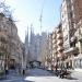 Avinguda Gaudi en la ciudad de Barcelona