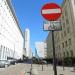 Parkingowa Street in Warsaw city
