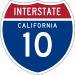 Interstate 10 (California) in Los Angeles, California city