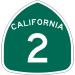 Santa Monica Boulevard (SR2) in Los Angeles, California city