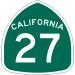 SR 27 South Topanga Canyon Boulevard in Los Angeles, California city