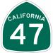 SR 47 Seaside Freeway in Los Angeles, California city