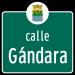 Calle Gándara en la ciudad de Corozal