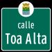 Calle Toa Alta (PR-891) en la ciudad de Corozal