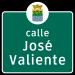 Calle José Valiente en la ciudad de Corozal