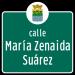 Calle María Zenaida Suárez en la ciudad de Corozal