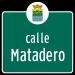 Calle Matadero en la ciudad de Corozal
