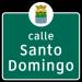 Calle Santo Domingo en la ciudad de Corozal