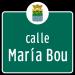 Calle María Bou en la ciudad de Corozal
