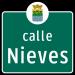 Calle Nieves en la ciudad de Corozal