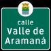 Calle Valle de Aramaná en la ciudad de Corozal