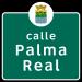 Calle Palma Real en la ciudad de Corozal
