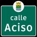 Calle Aciso en la ciudad de Corozal