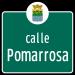 Calle Pomarrosa en la ciudad de Corozal