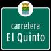 Carretera del Quinto en la ciudad de Corozal