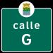 Calle G en la ciudad de Corozal