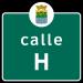 Calle H en la ciudad de Corozal