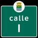 Calle I en la ciudad de Corozal