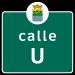 Calle U en la ciudad de Corozal