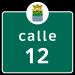 Calle 12 en la ciudad de Corozal