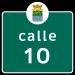 Calle 10 en la ciudad de Corozal