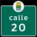 Calle 20 en la ciudad de Corozal