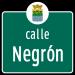 Calle Negrón en la ciudad de Corozal