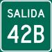 Exit 42B in Vega Baja city