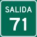 Salida 71 en la ciudad de Arecibo
