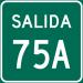 Salida 75A en la ciudad de Arecibo