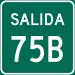 Exit 75B in Arecibo city