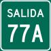 Salida 77A en la ciudad de Arecibo